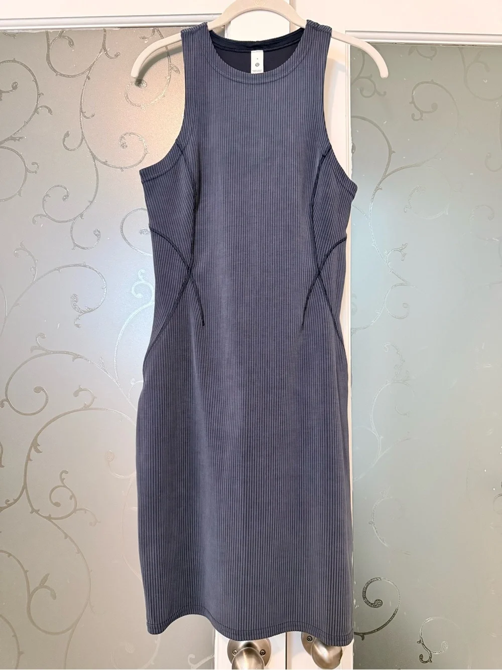 lululemon athletica Navy Ribbed Sleeveless Shift Dress